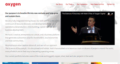 Desktop Screenshot of oxygencapitalcorp.com
